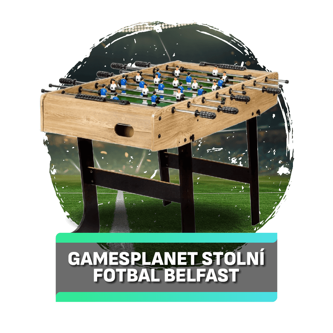 GamesPlanet rozkládací Stolní Fotbal Belfast